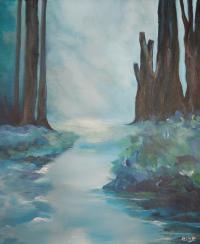 Open Landschap Acryl 60 x 80